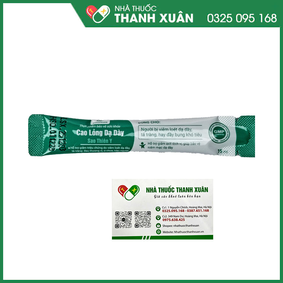 Cao lỏng Dạ Dày - Sao Thiên Y hỗ trợ giảm viêm loét dạ dày, tá tràng, đầy bụng, khó tiêu